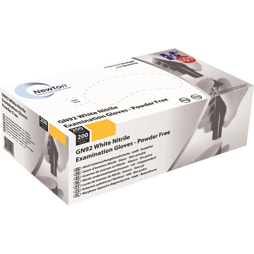 HPC HANDSAFE LGE WHITE NITRILE PF GN92 CTS Dental Supplies