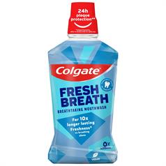 COLG FRESH BREATH A/FREE 500ml M/RINSE