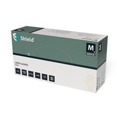 SHIELD SML LATEX PF GLOVES GD05