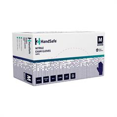 HANDSAFE MED BLUE NITRILE PF GN91