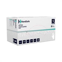 HANDSAFE SML WHITE NITRILE PF GN92