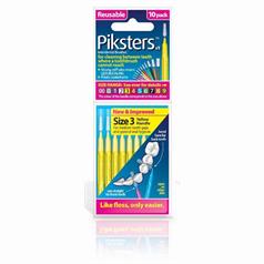 PIKSTERS I/DENTAL WHITE 2 - 0.5mm PK 10