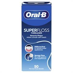ORAL B SUPER FLOSS THREADER PK 50