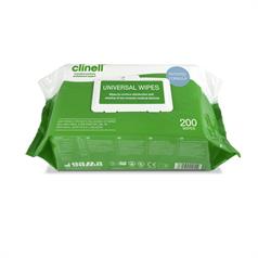 PACK OF CLINELL UNIVERSAL 200 WIPES