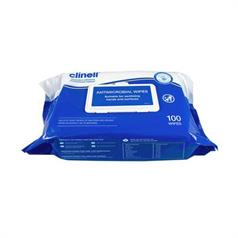 PACK OF CLINELL ANTIMICROBIAL 100 WIPES