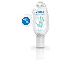 CLINELL HAND SANITISING GEL 50ml W/ CLIP