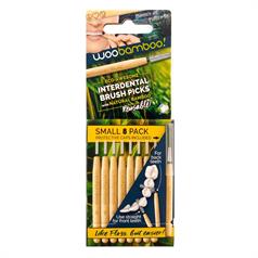 WOOBAMBOO I/DENTAL SML PICKS 8 PK