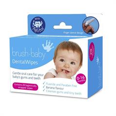 B/BABY DENTAL WIPES 28 SACHETS