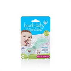 B/BABY CHEWABLE TEETHER T/BRUSH CLEAR
