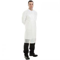 WHITE POLYTHENE APRONS 200 ROLL