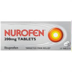 NUROFEN 200mg TABLETS PK 12