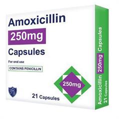 pom AMOXYCILLIN 250mg CAPS PK 21