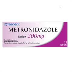 pom METRONIDAZOLE 200mg TABS PK 21