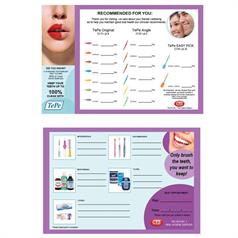 ADULT DENTAL OH RECOMMENDATION PADS PK 100