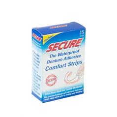 SECURE DENTURE ADH CUSHION STRIPS PK 15