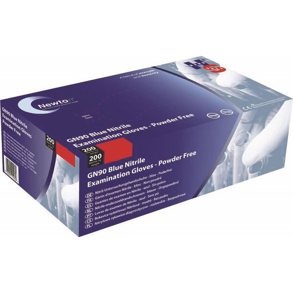 HPC HANDSAFE MED BLUE NITRILE PF GN90 CTS Dental Supplies