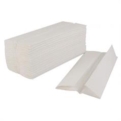 WHITE C FOLD 2 PLY HAND TOWEL PK 2430