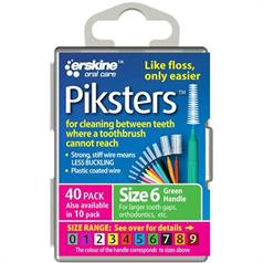 PIKSTERS I/DENTAL GREEN BULK PACK