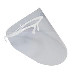 SLIDE ON WHITE VISOR + 12 REPL SHIELDS