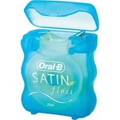 ORAL B SATIN FLOSS MINT WAXED 25m