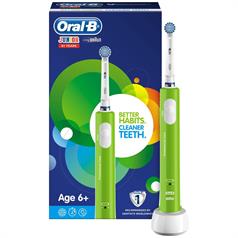 ORAL B JUNIOR YRS 6+ POWER HANDLE GREEN