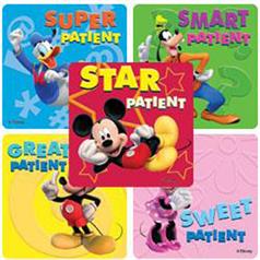 MICKEY PATIENT STICKER ASSORT