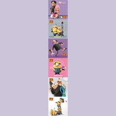 DESPICABLE ME 4 STICKER ASSORT