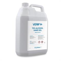 VERIFY+ 70% ALCO HAND SANITISER GEL 5ltr