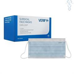 VERIFY+ COMFORT BLUE EAR LOOP FACE MASKS