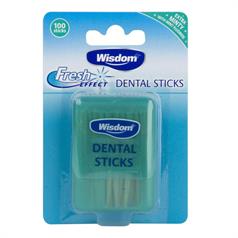 WISDOM FRESH EFFECT DENTAL WOOD STICKS