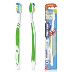 WISDOM REGULAR FRESH MED T/BRUSH