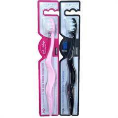 W/WASH PINK / BLACK FLOSSING T/BRUSH